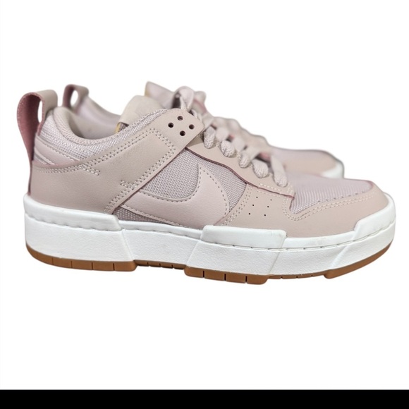 Nike Women's Dunk Low Disrupt Platinum Violet Pink Sneakers Sz 7.5 - Picture 8 of 14